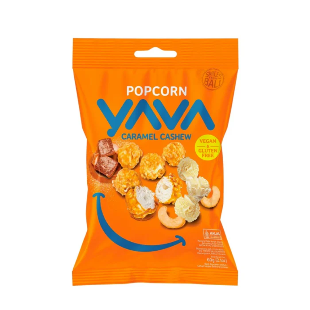 Yava Popcorn Caramel Cashew 60g