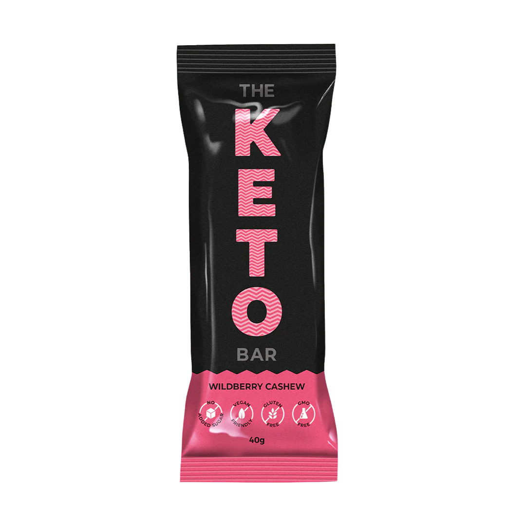 Yours Truly The Keto Bar Wildberry Cashew 40g