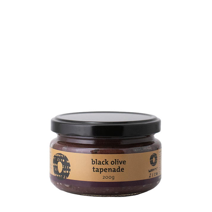 Mount Zero Black Olive Tapenade - 200g