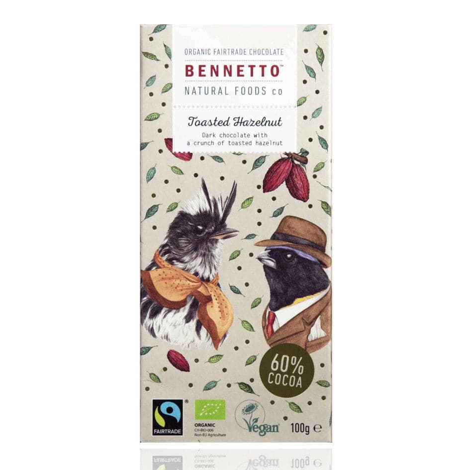 Bennetto Toasted Hazelnut Chocolate 100g
