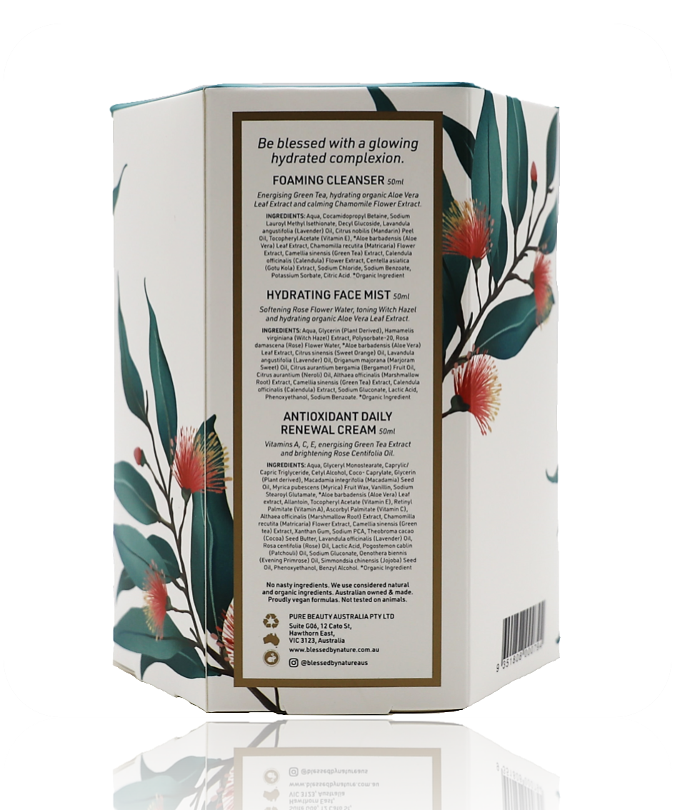 Blessed by Nature Glowing Skincare Set - Healthy Essentials Australia - health food store - health food stores - health food store near me - organic food store - health food store near me
