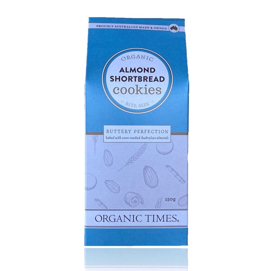Organic Times Cookies Almond Shortbread 150g