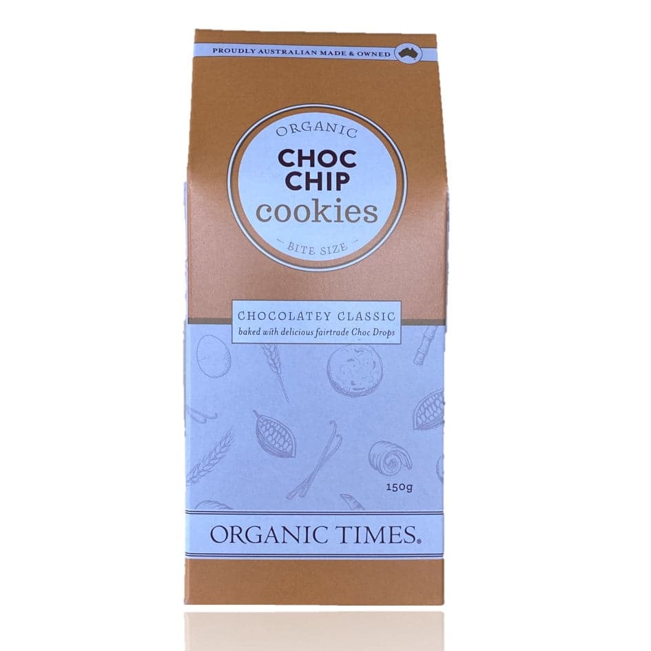 Organic Times Choc Chip Cookies 150g