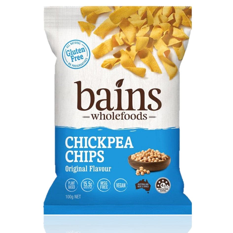 Bains Wholefoods Chickpea Chips Original 100g