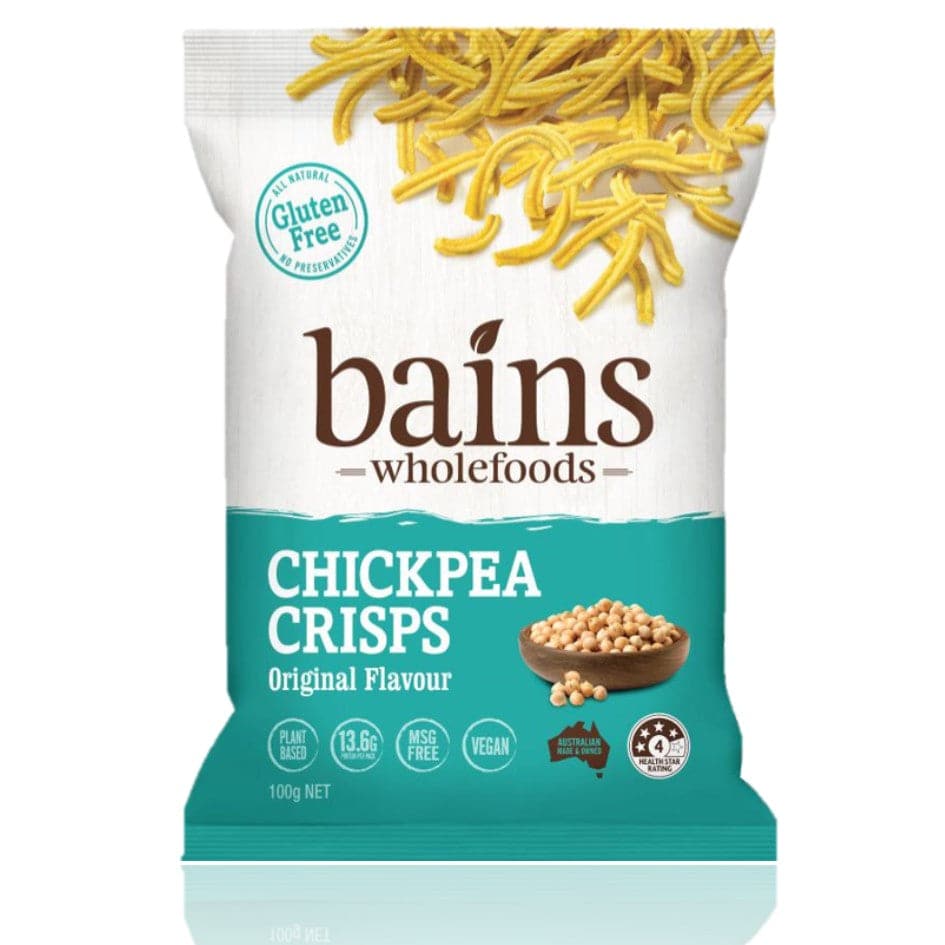Bains Wholefoods Chickpea Crisps Original 100g