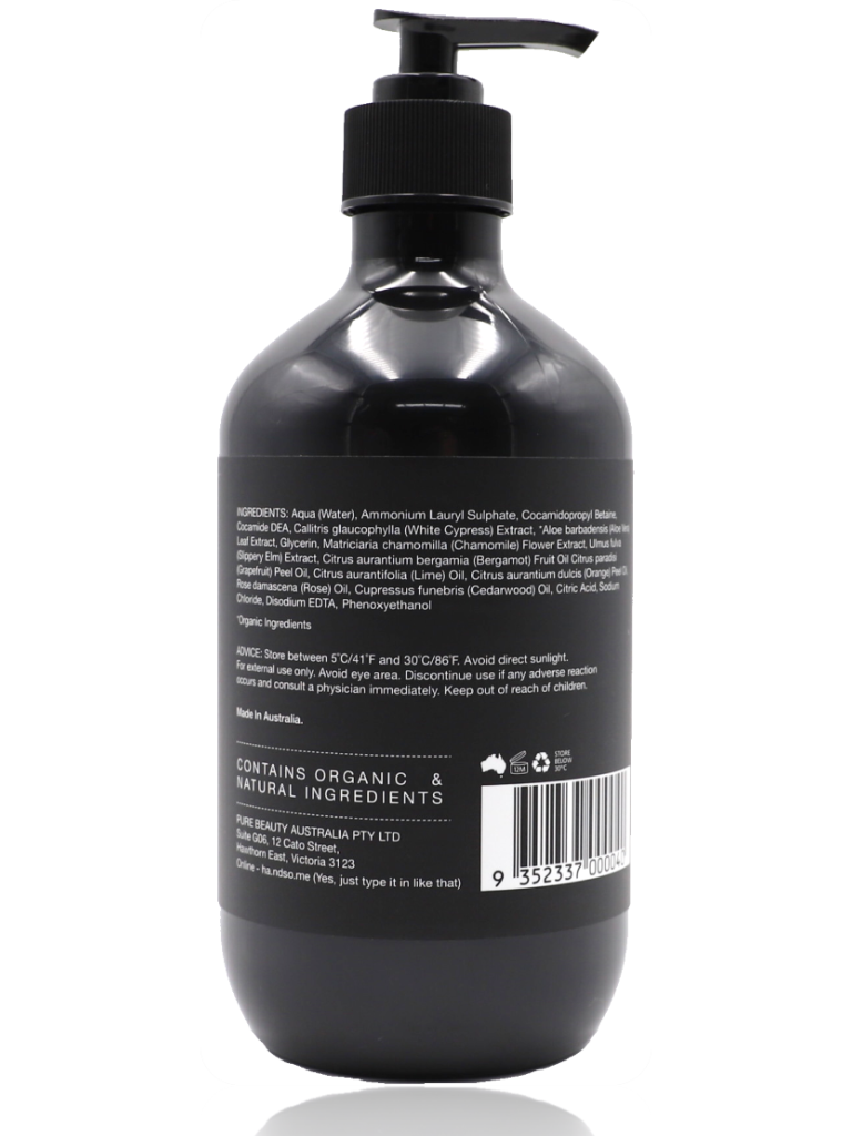 Handsome Hand Wash 500ml - Healthy Essentials Australia - health food store - health food stores - health food store near me - organic food store - health food store near me