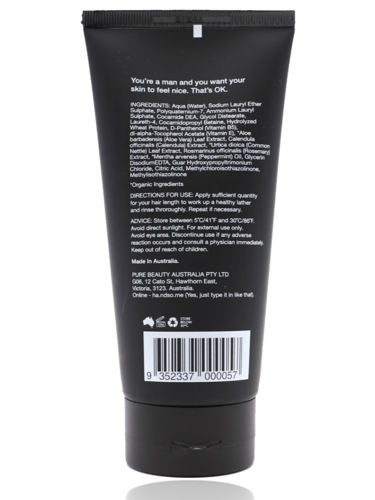 Handsome 2 in 1 Shampoo 200ml - Healthy Essentials Australia - health food store - health food stores - health food store near me - organic food store - health food store near me