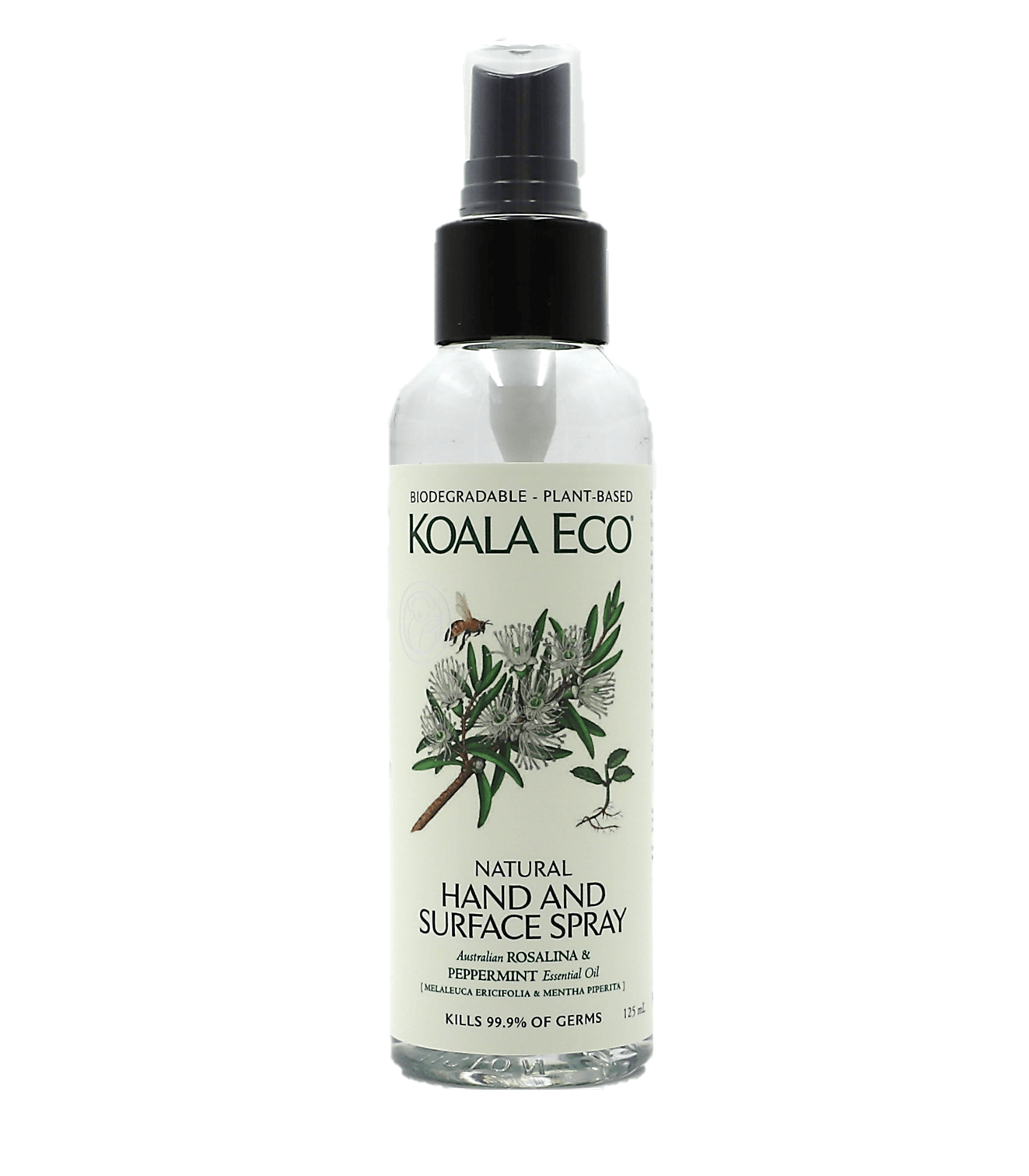 Koala Eco Hand & Surface Spray with Rosalina & Peppermint 125ml