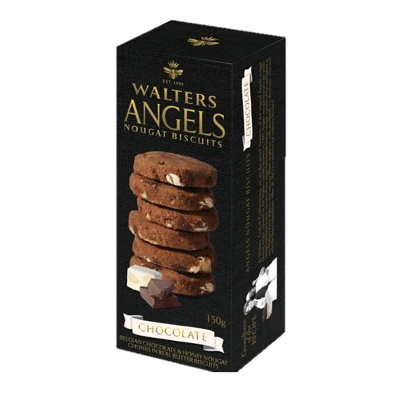 Walters Angels Nougat Chocolate Biscuits 150g