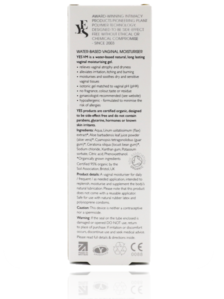 Yes VM Natural Vaginal Moisturising Gel 100ml - Healthy Essentials Australia - health food store - health food stores - health food store near me - organic food store - health food store near me