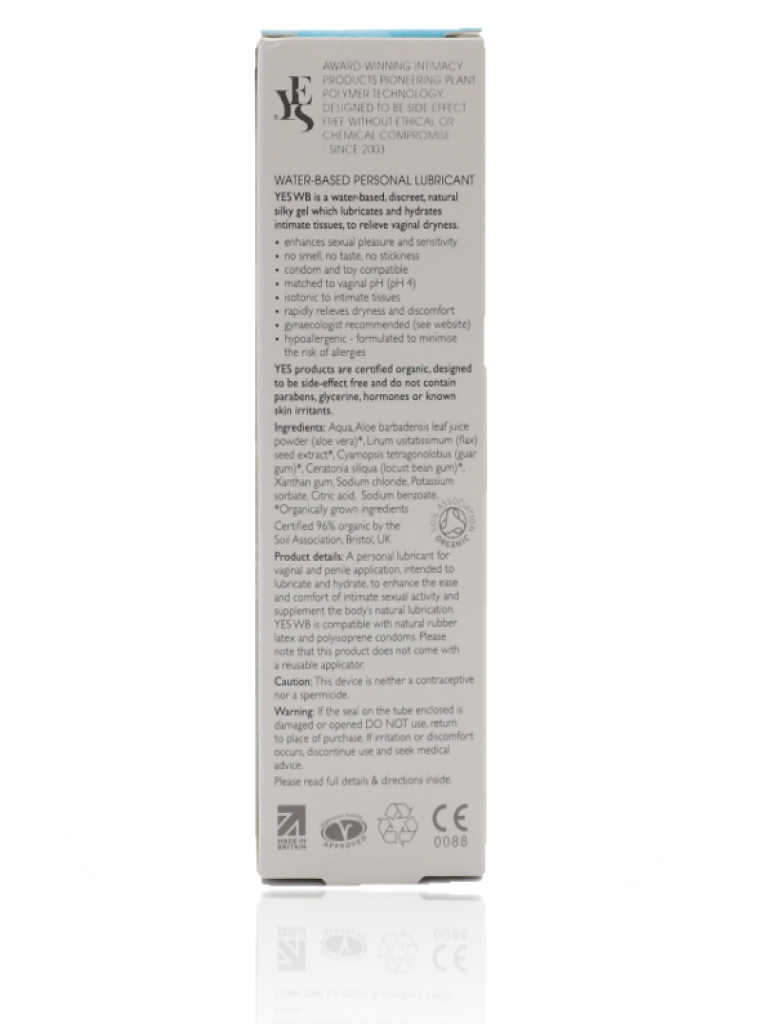 Yes WB Water Based Personal Lubricant 50ml - Healthy Essentials Australia - health food store - health food stores - health food store near me - organic food store - health food store near me