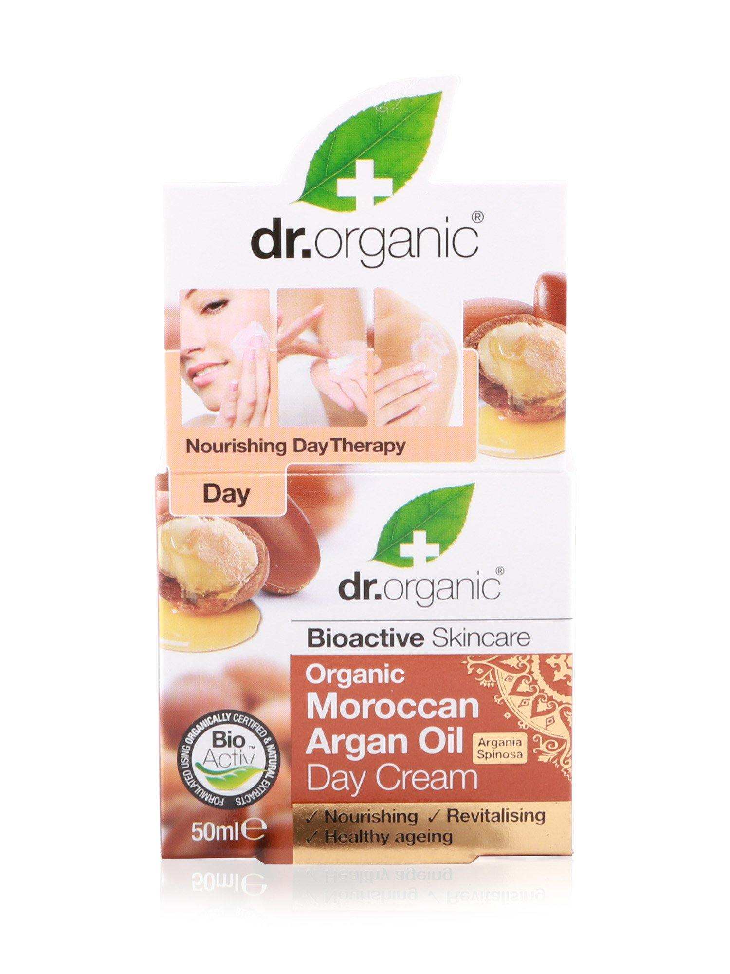 Dr Organic Day Cream Argan Oil 50ml - Healthy Essentials Australia - health food store - health food stores - health food store near me - organic food store - health food store near me