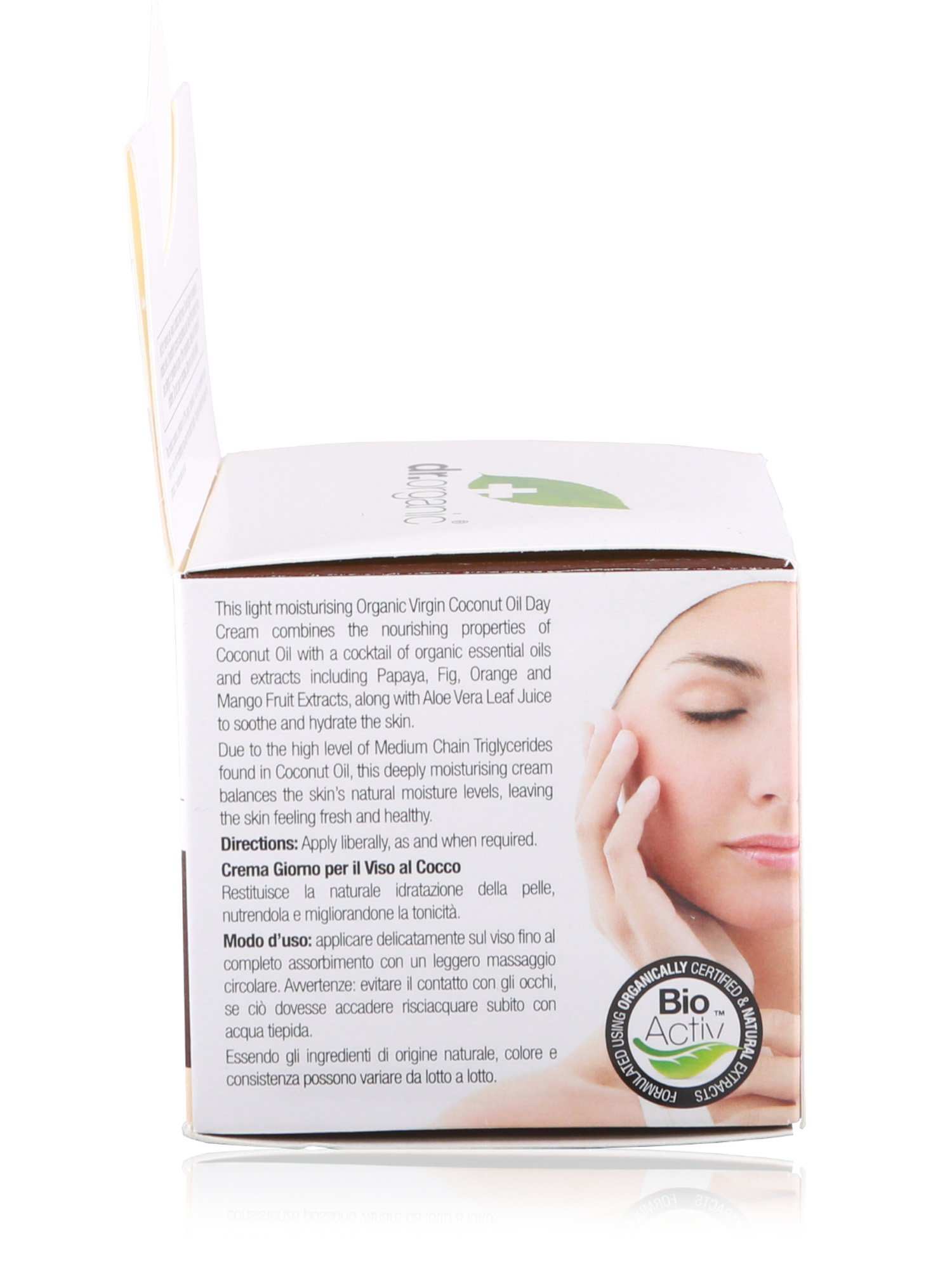 Dr Organic Day Cream Coconut Oil 50ml - Healthy Essentials Australia - health food store - health food stores - health food store near me - organic food store - health food store near me