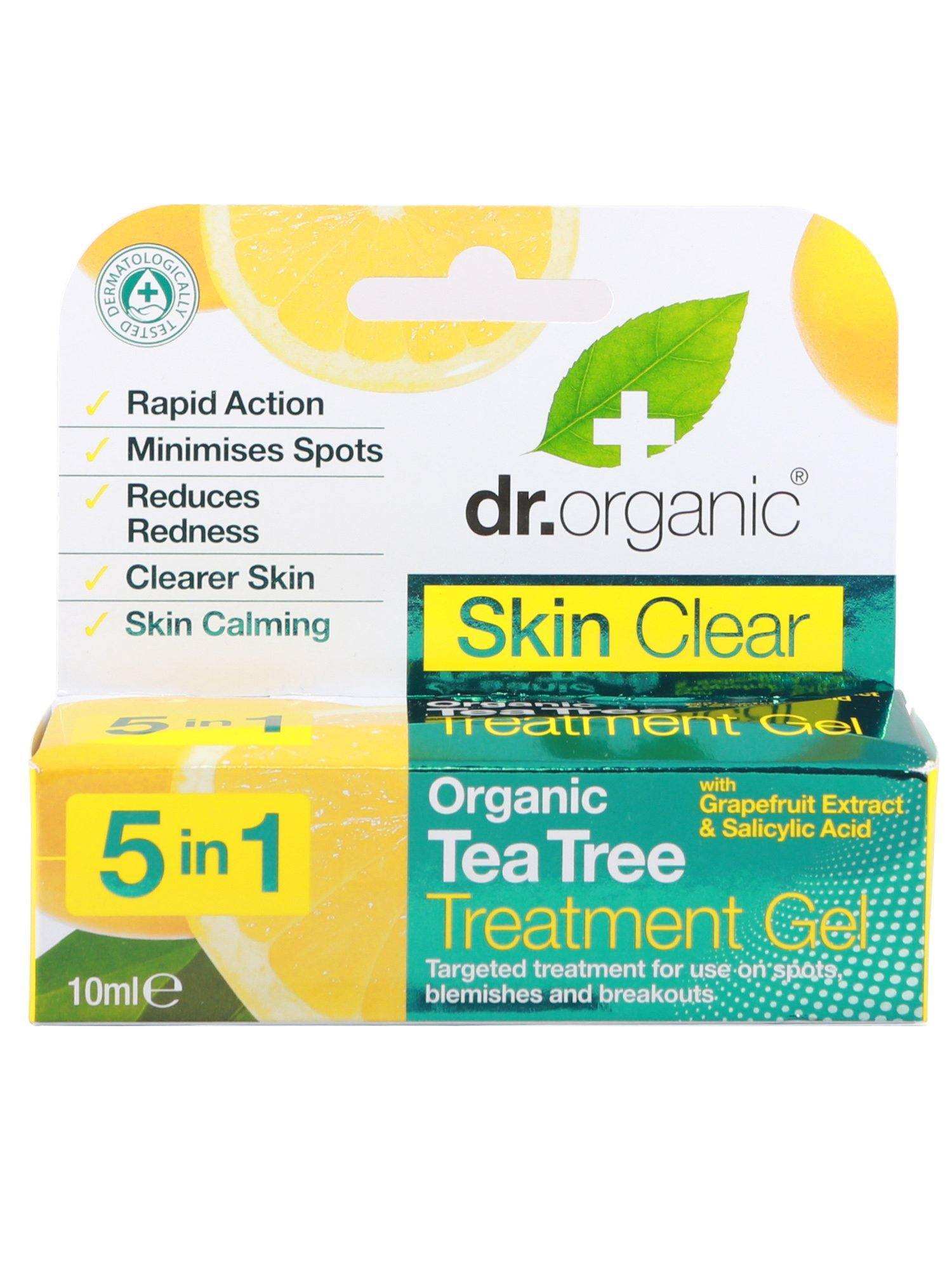 Dr Organic Skin Clear Tea Tree Treatment Gel 10ml - Healthy Essentials Australia - health food store - health food stores