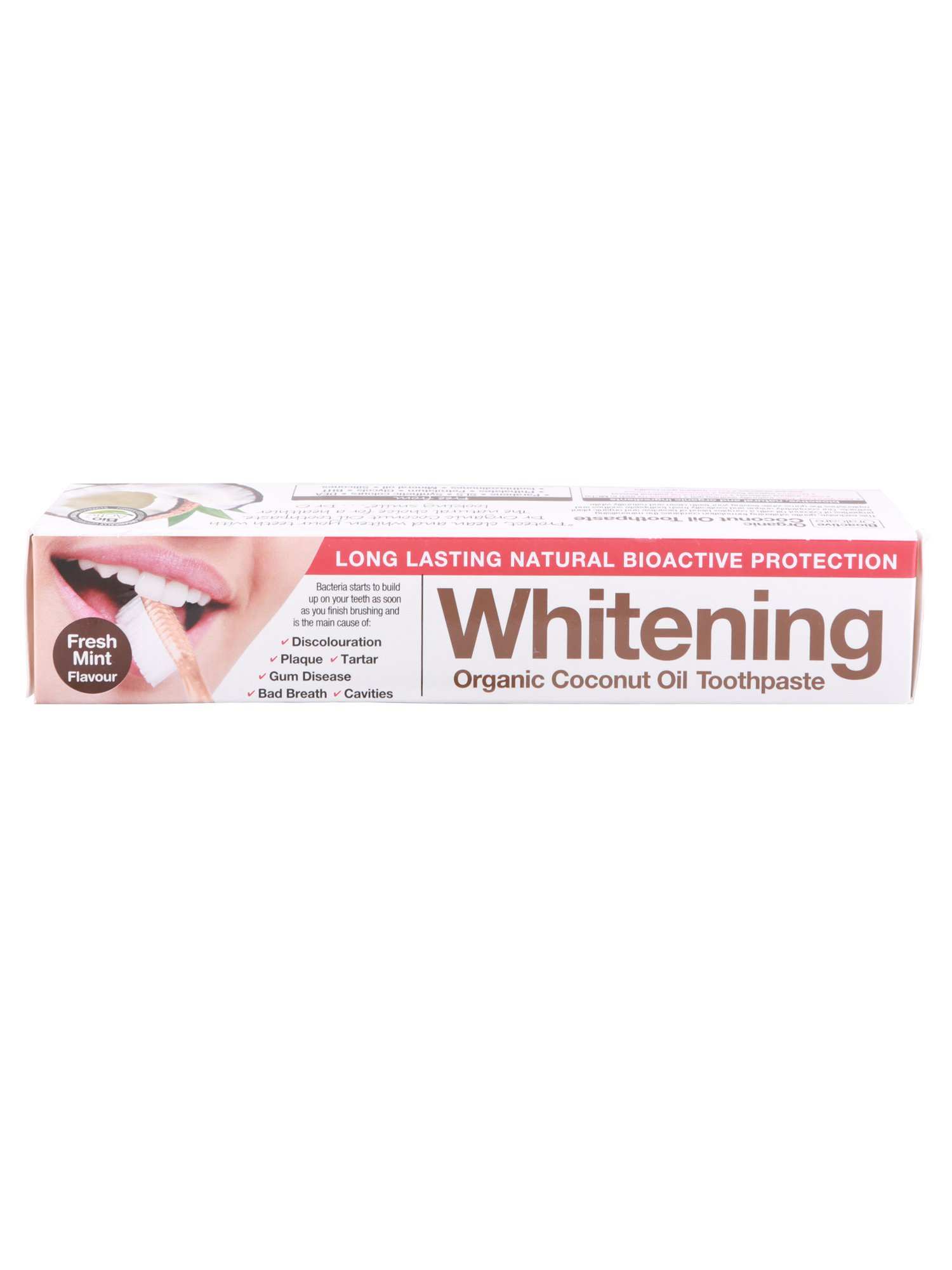 Dr Organic Toothpaste Coconut Oil 100ml - Healthy Essentials Australia - health food store - health food stores