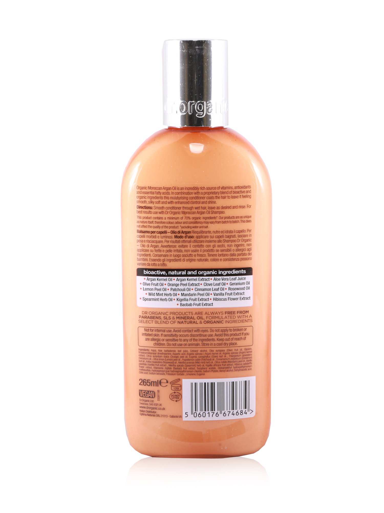 Dr Organic Conditioner Argan Oil 265ml - Healthy Essentials Australia - health food store - health food stores - health food store near me - organic food store - health food store near me